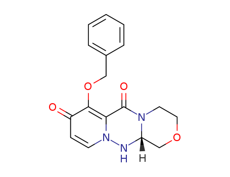 (R)-7-(benzyloxy)-3,4,12,12a-tetrahydro-1H-[1,4]oxazino[3,4-c]pyrido[2,1-f][1,2,4]triazine-6,8-dione